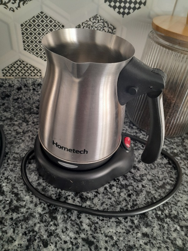 Hometech Elektrikli Katlanabilir Cezve 400 ml 6 Fincan Kapasite ile Ergonomik Tasarım