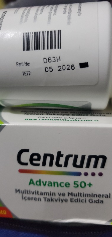 Centrum 3 Adet  Advance 50+ 30 Tablet