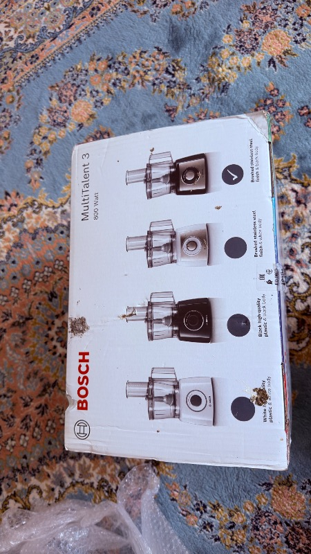 Bosch MCM3501M Mutfak Robotu - 800 W Güç, 1 Litre Kapasite, Paslanmaz Çelik Bıçaklar ve Çok Fonksiyonlu Aksesuarlar