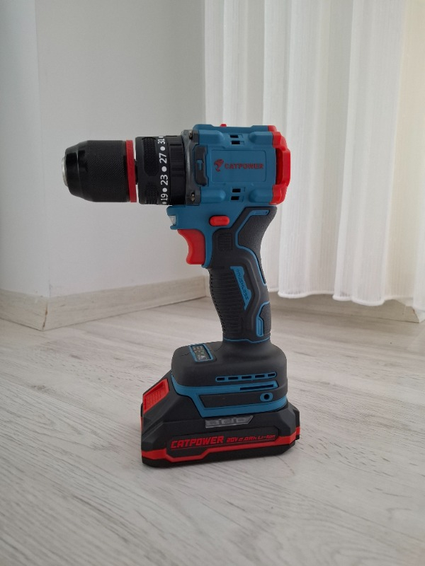 Catpower 1025 Kömürsüz Darbeli Akülü Matkap 20V 2 Ah Lion