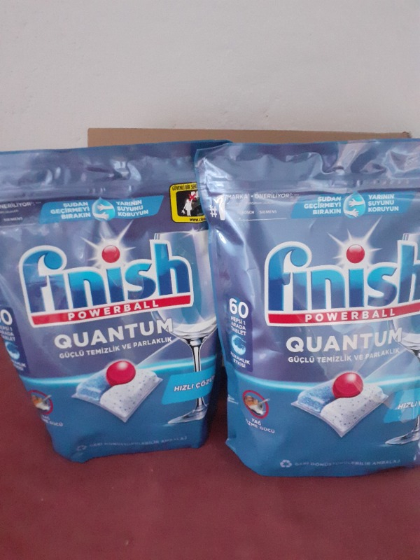 Finish Quantum 60 Kapsül Bulaşık Makinesi Deterjanı Tableti