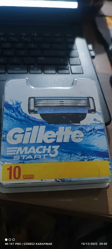 Gillette Mach3 Start Yedek Tıraş Bıçağı 10 Adet
