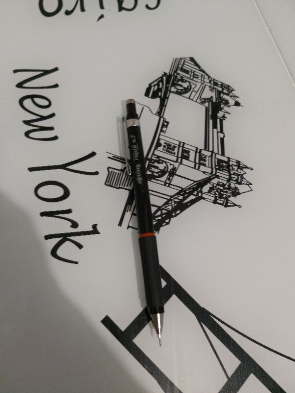 Rotring Rapid Siyah 0.7 mm Versatil Kalem
