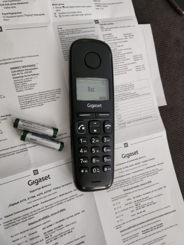 Gıgaset A270 Dect Telsiz Telefon - Siyah