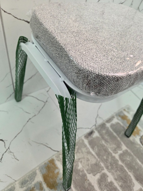 Ecowood Metal Tabure -4 Adet