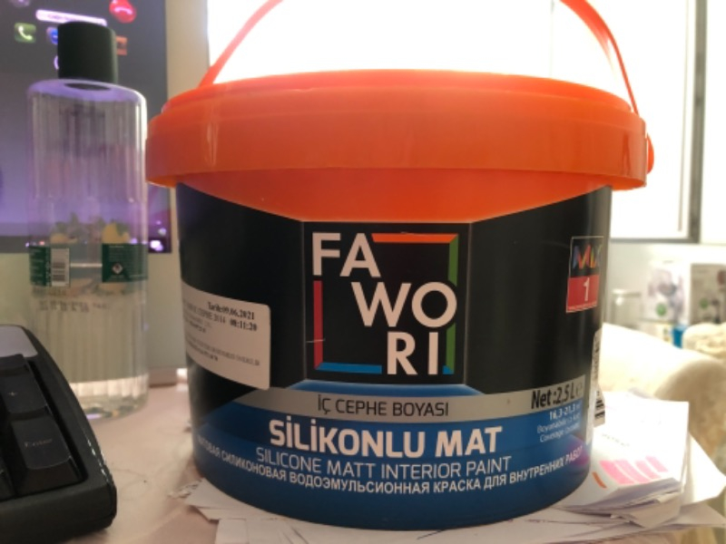 Fawori Silikonlu Mat İç Cephe Boyası 3.5 Kg