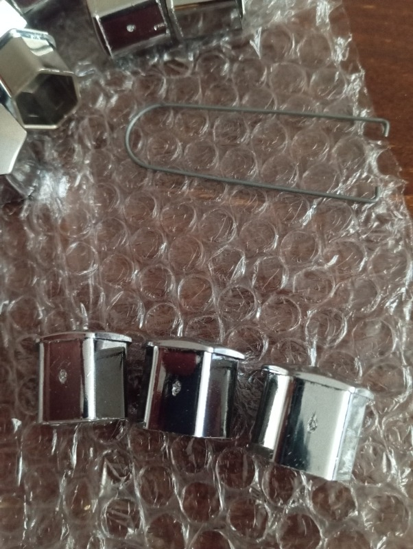 Otocraft Bijon Kapağı 17 mm Krom 20 Adet