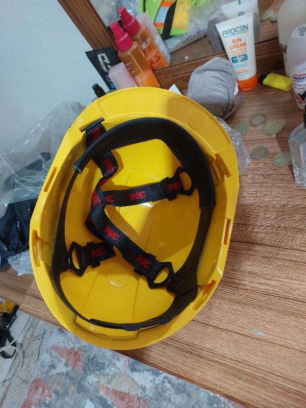 3M™ G3000 Sarı Baret UV Dengeli ABS Malzeme ile Standart Beden Havalandırmalı Güvenlik Kaskı