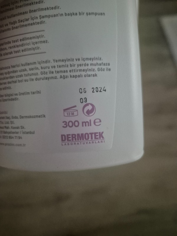 Prozinc Kepek Şampuanı Yağlı Saçlar Için 3x300 Ml.