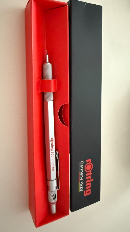 Rotring 800 Mekanik Kurşun Kalem, Krom 0.5 mm