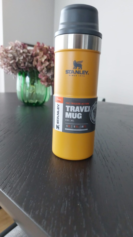 Stanley Klasik Trigger-Action Termos Bardak 0.35 Lt Turuncu