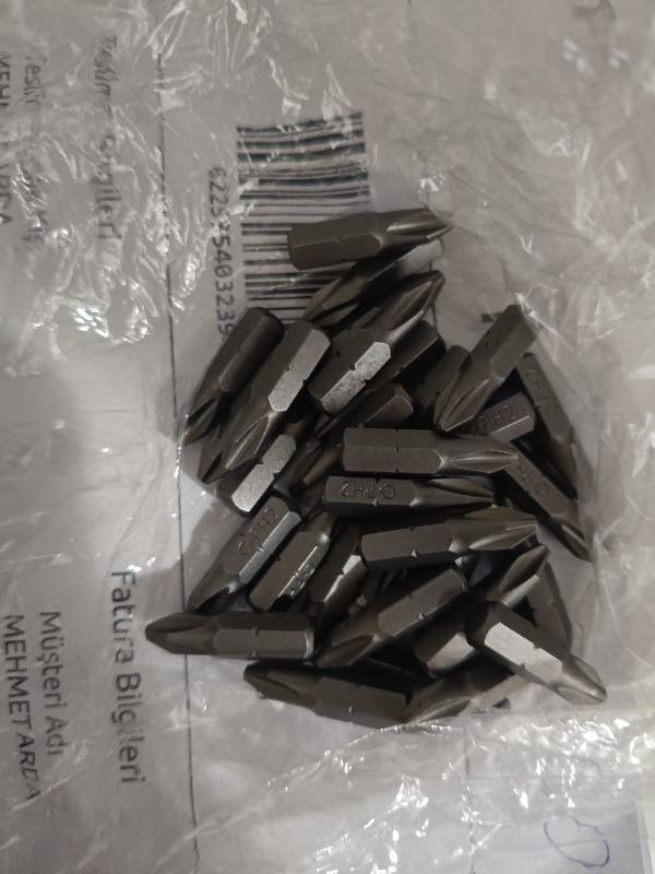 Sece 1/4'' Yıldız Bits Uç PH2X25 mm 30 Adet