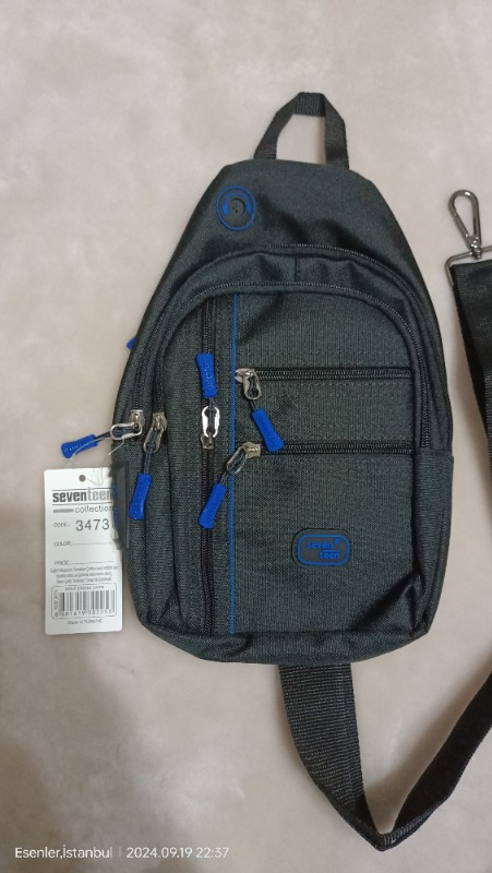 Seventeen 3473 Tek Omuz Askılı Polyester Sırt - Göğüs Çantası - Body Bag