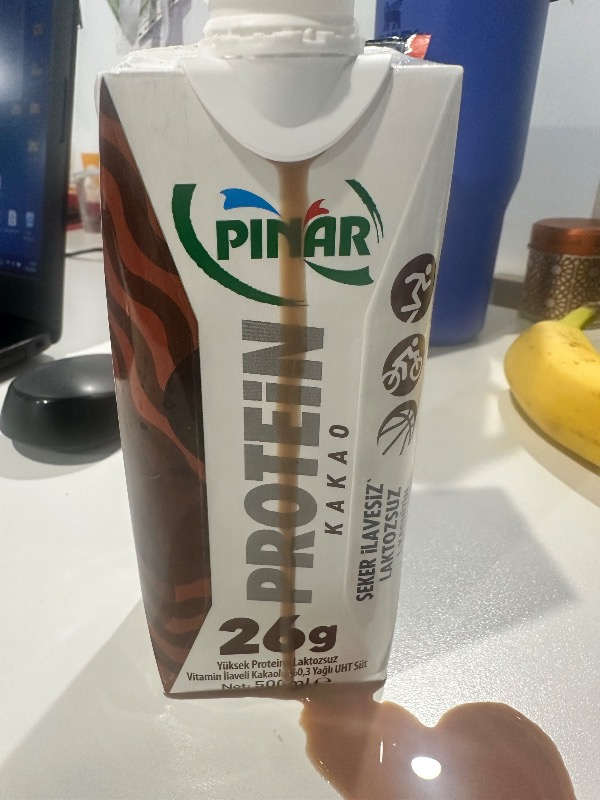 Pınar Kakaolu Protein Süt 500 ml x 12 Adet
