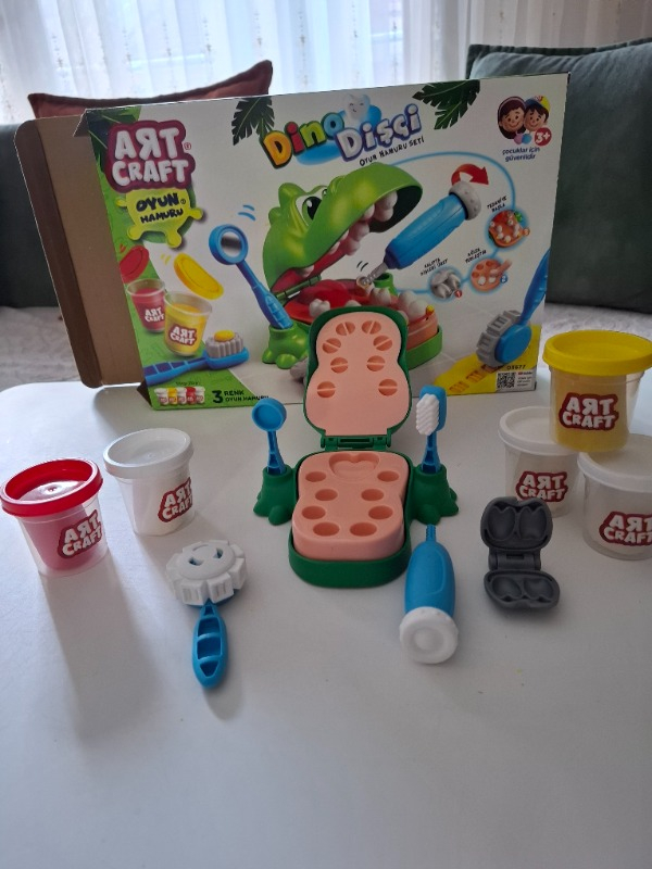 Art Craft Dino Dişçi Hamur Set