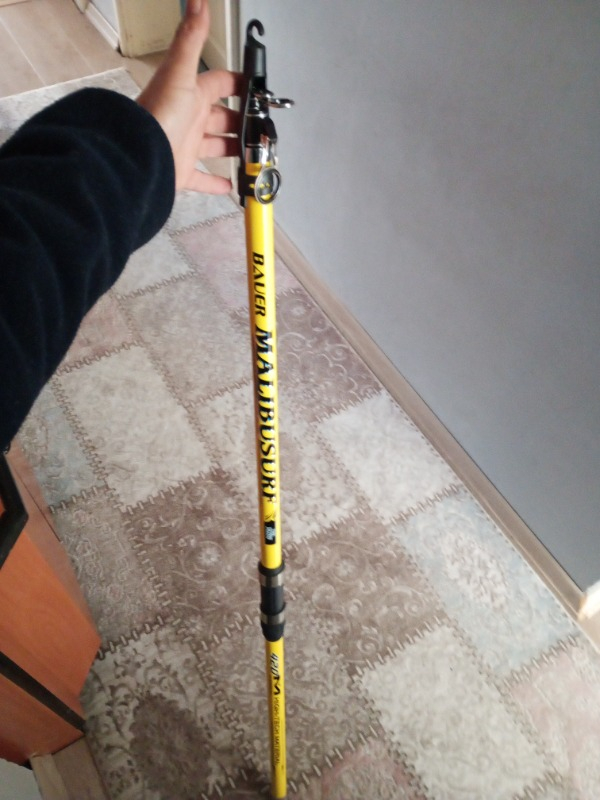 BAUER Malibu Teleskobik Surf Olta Kamışı 420 cm Karbon Yapı 100-200 Gr Atar Gücü