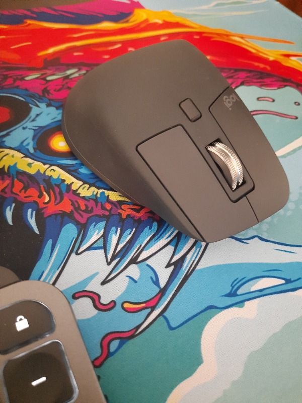 Logitech MX Master 3S Performans 8.000 DPI Optik Sensörlü Sessiz Kablosuz Mouse - Siyah