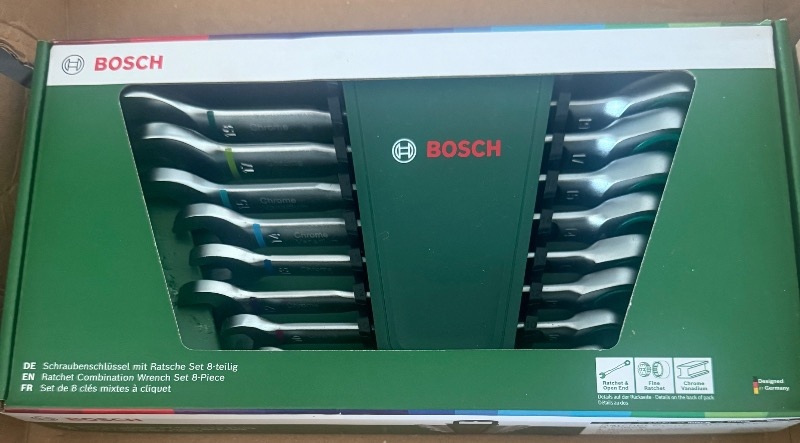 BOSCH CIRCIRLI KOMBİNE ANAHTAR SETİ 8 PARÇA 1.600.A02.7PS