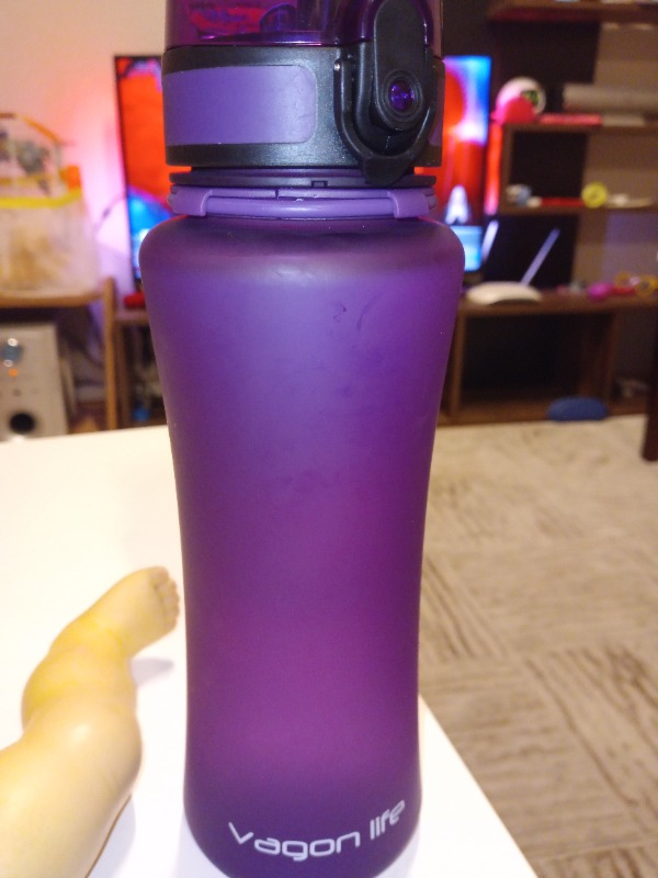 Uzspace 500 ml Mor Tritan  Matara - Suluk 6008