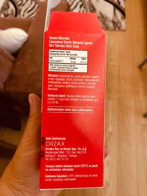 Orzax Ocean Microfer Şurup 250 ml