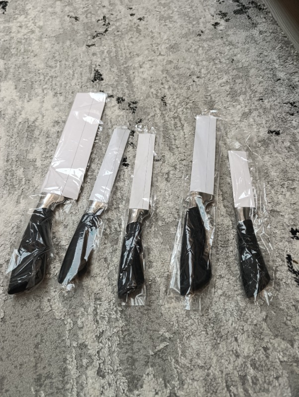 Karaca Black Marble 6 Parça Bıçak Seti