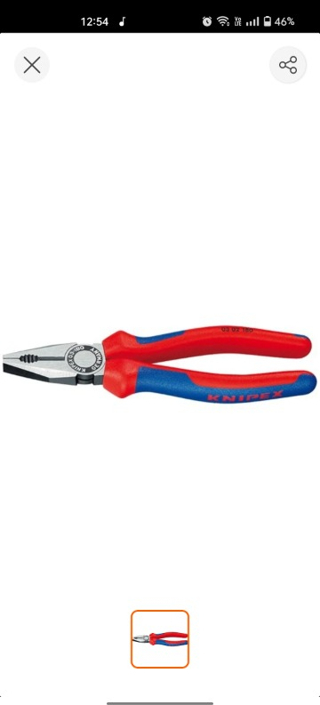 KNIPEX 03 02 180 Kombine Pense 180 mm
