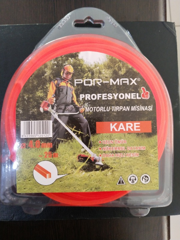 Pormax  Motorlu Tırpan Misinası 4 mm