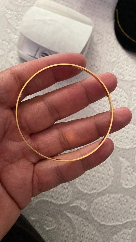 Ahlatcı 10 gr 22 Ayar 3 Mm Kibrit Çöpü Bilezik
