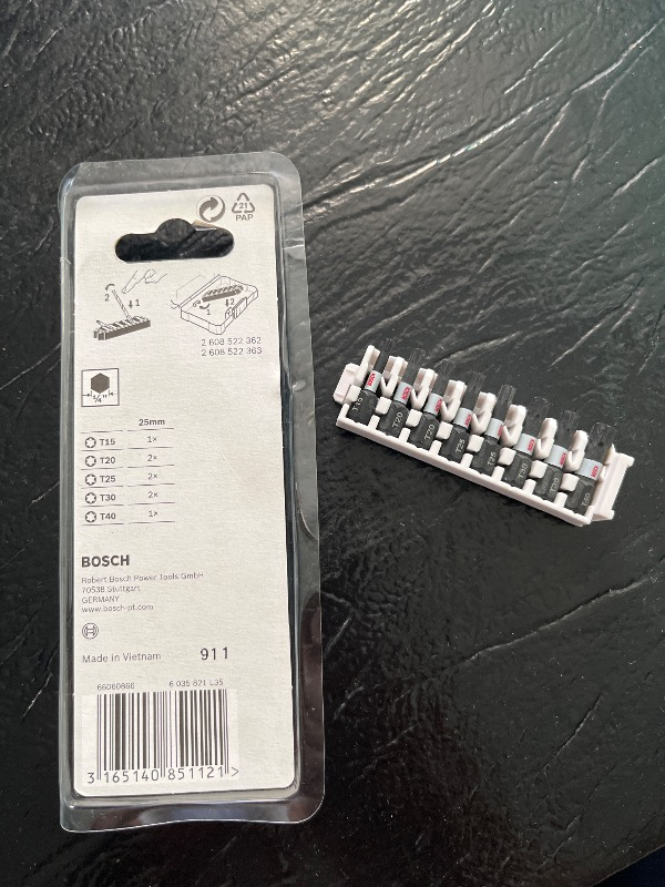 Bosch Impact Ctrl Bits Uç T15-T40 25 mm 8'li