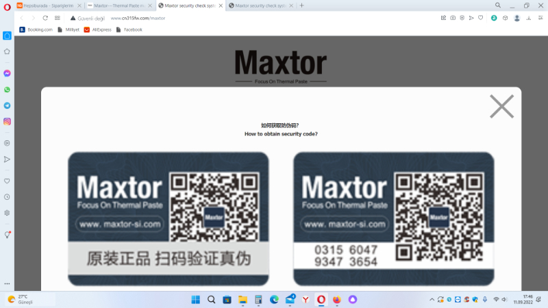 Maxtor Orjinal Maxtor CTG8E 4 gr 12,8 W/m.k Termal Macun