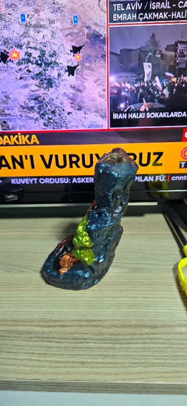 Tedi Sanat Dağ Yeni Şelale [ 10 ADET TÜTSÜ HEDİYELİ ]  Geri Akış Tütsülük Buhurdanlık