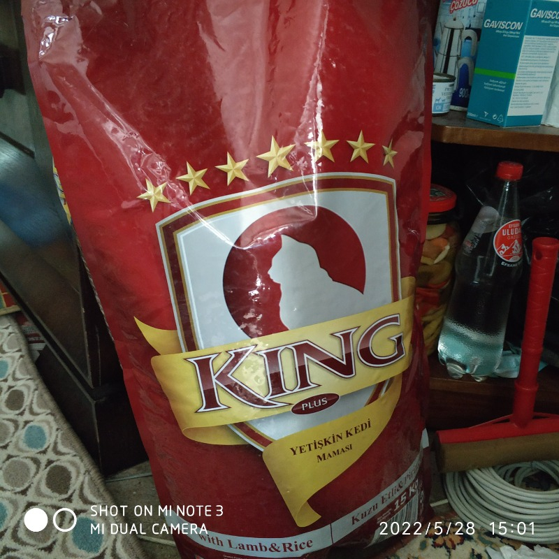 King Plus Cat Kuzulu Yetişkin Kedi Maması 15 Kg