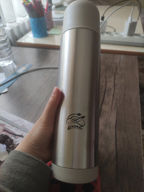 Cooker Çelik Termos 500 ml - Gri