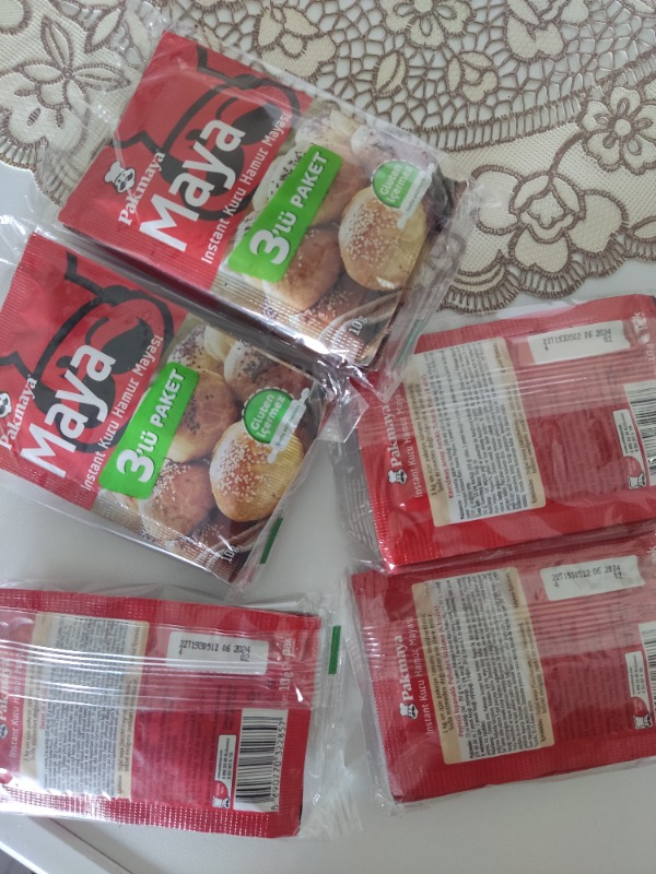 Pakmaya Instant Kuru Hamur Mayası 3 x 10 gr (5 Paket)