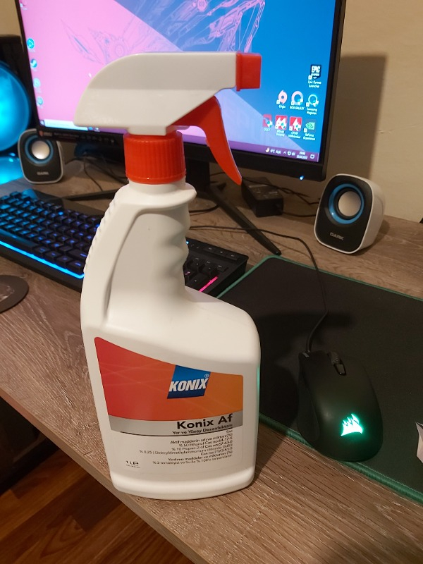 Konix Af Alkol Bazlı Yüzey Dezenfektanı 1 Lt