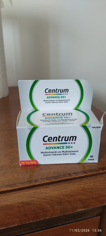 Centrum Gsk Centrum Advance 50 Plus Multivitamin 30 Tablet