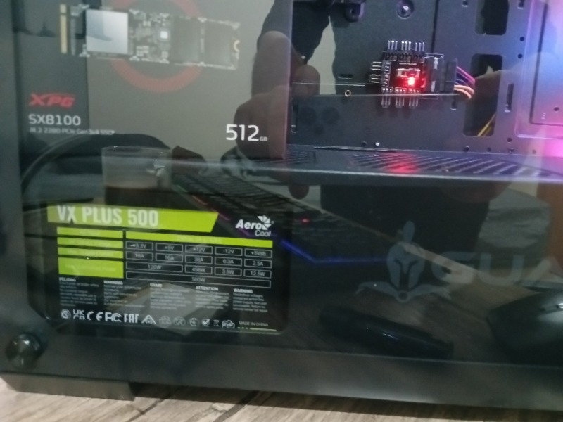 Aerocool VX Plus 500W Güç Kaynağı (AE-VXP500)