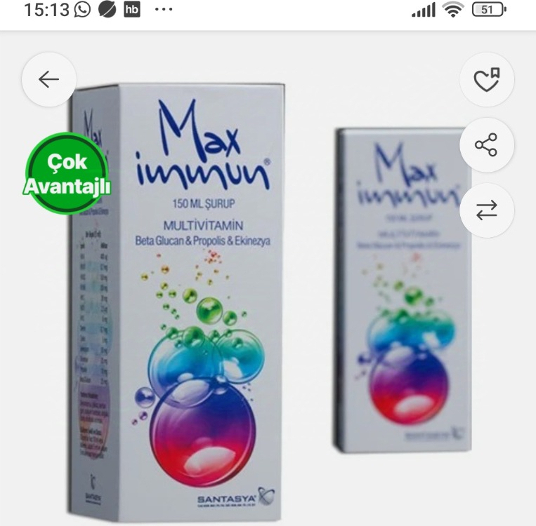 Max İmmun 150 Ml Şurup