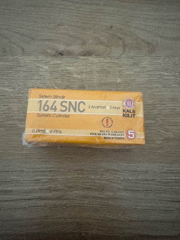 Kale 164/SNC Bilyalı Barel - Çelik Kapı Göbeği - 68MM