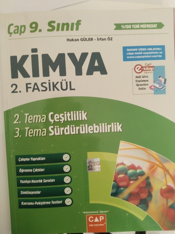 Çap Yayınları 9. Sınıf Kimya Seti