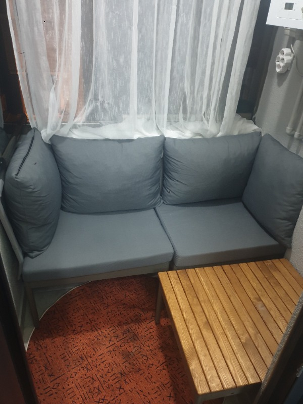 Limni Home Mini Multilounge Bahçe Balkon Seti, Şezlong