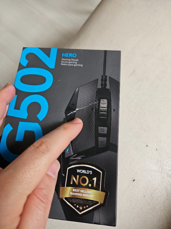 Logitech G G502 HERO LIGHTSYNC 25.600 DPI Yüksek Performanslı Kablolu Oyuncu Mouse - Siyah