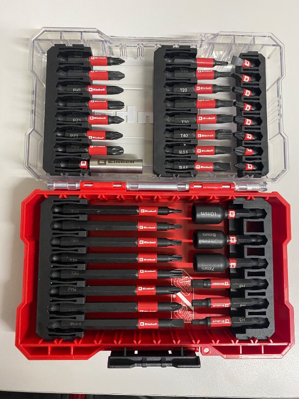 Einhell Bits Uç Seti 38 Parça, M-Case Kutu