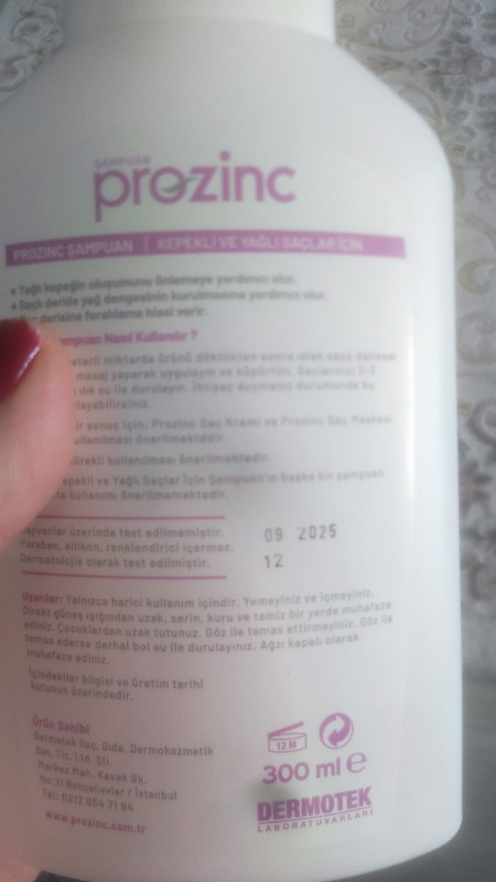 Prozinc Şampuanyağlı Saçlar Için 3X300 Ml.