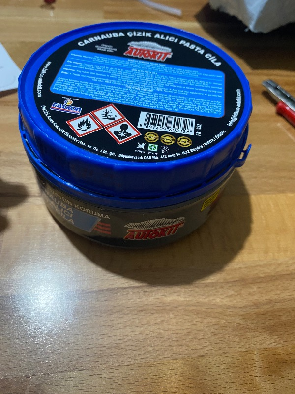 Autokit Çizik Alıcı kapatıcı Pasta Cila parlatma Ekonomik - Hızlı Ve Kolay Uygulamalı 300 Gr.