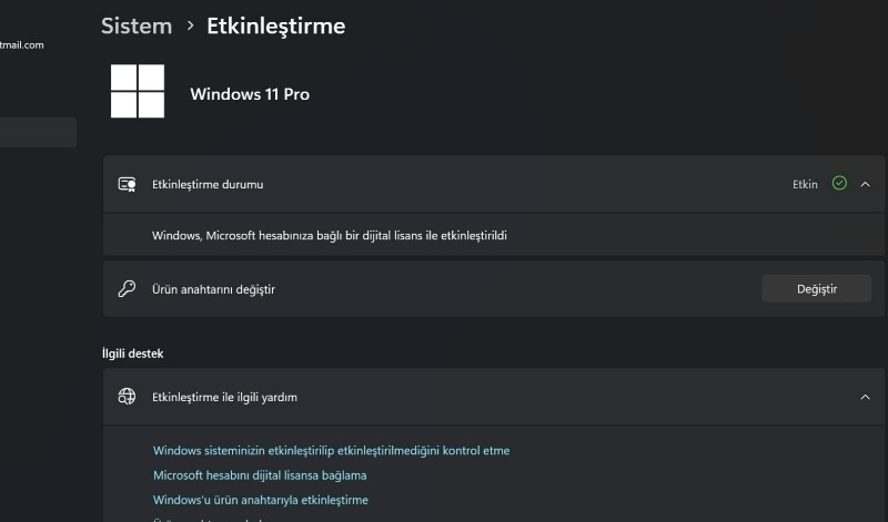 Microsoft Windows 11 Pro Key Dijital Lisans Anahtarı - 2025 Key