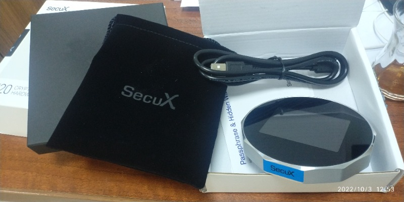 Secux V20 Soğuk Cüzdan