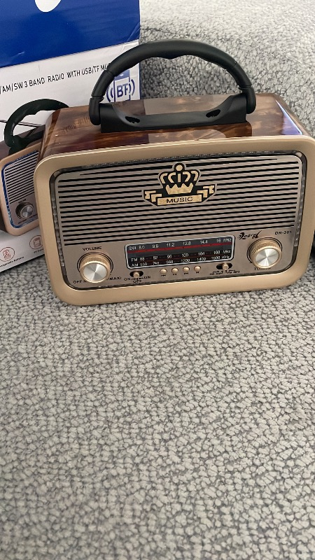 Everton honey Rt-301 Nostalji Bluetooth Şarjlı Radyo Usb Sd Mp3 Player