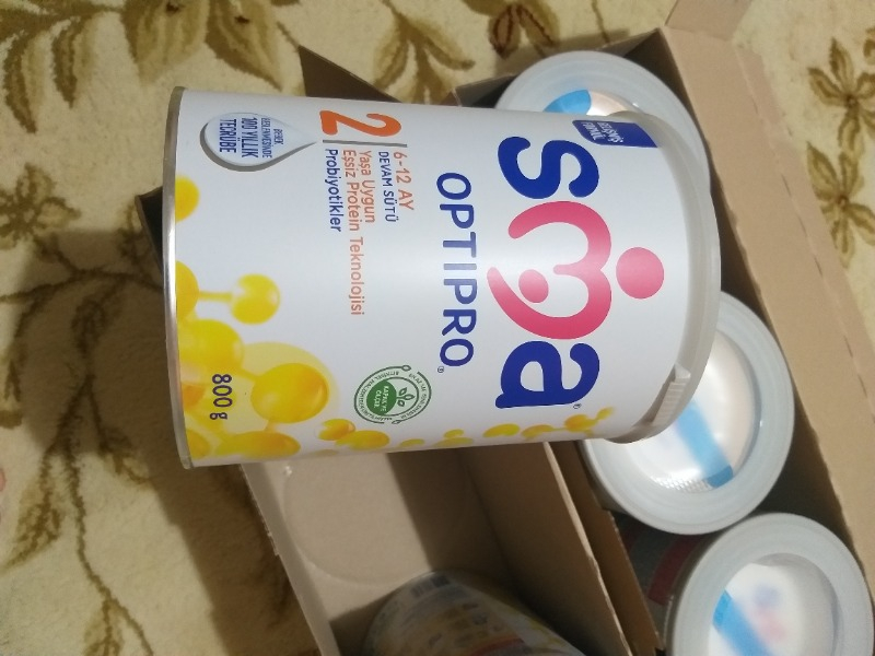 SMA Optipro Probiyotikli 2 6-12 Ay Bebek Sütü 800 gr x 3 Adet