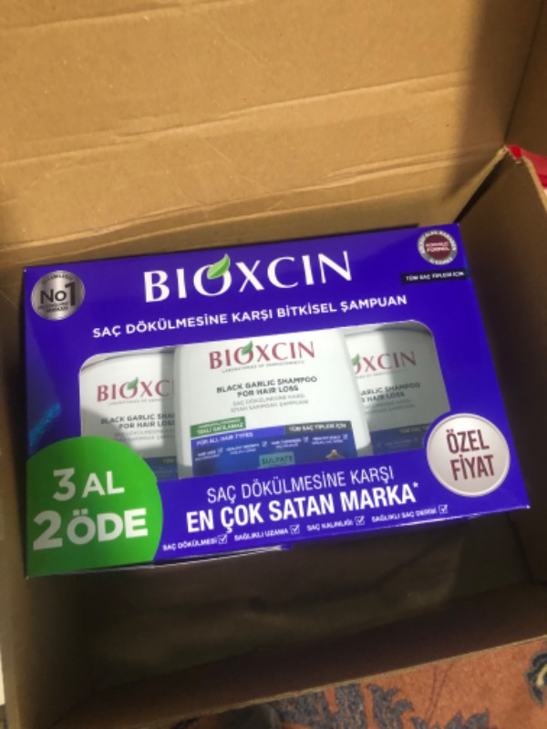 Bioxcin Siyah Sarımsak Şampuanı 3 al 2 öde (3x300ml)